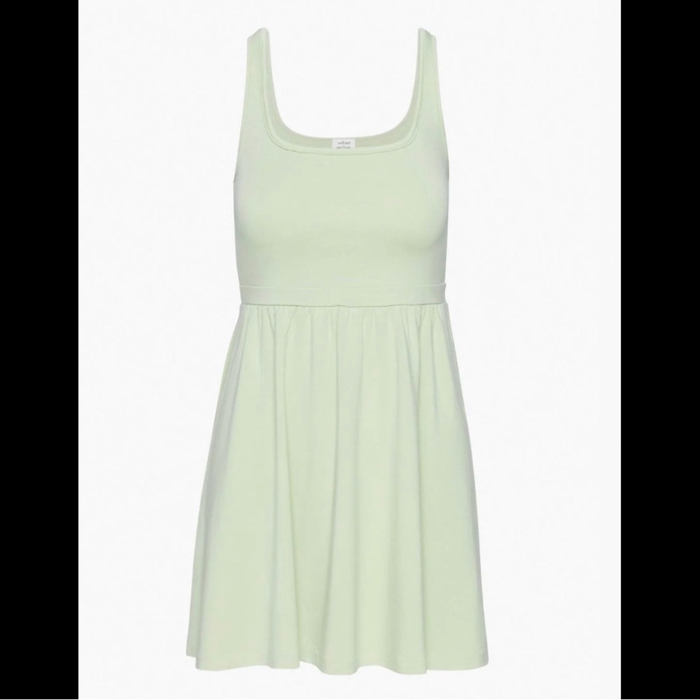 Mint market mini dress
